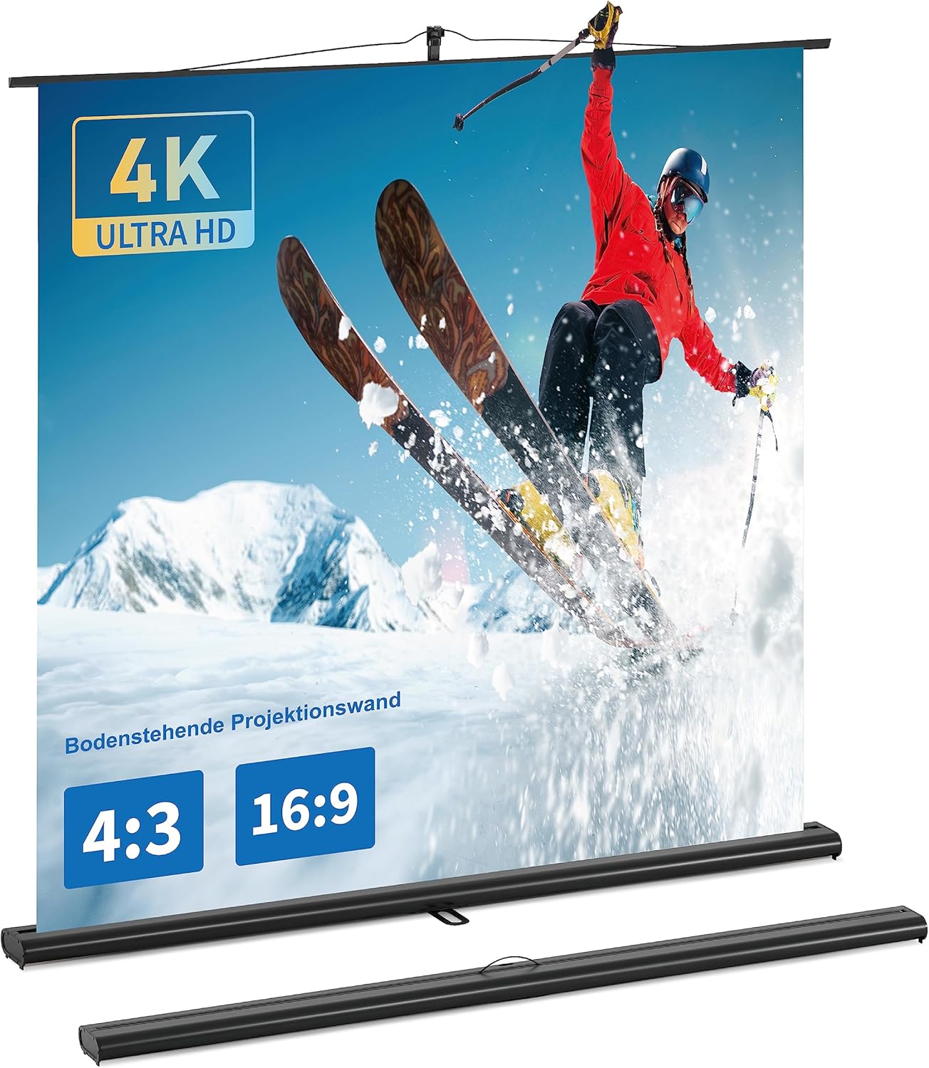 Ecran de projection avec support