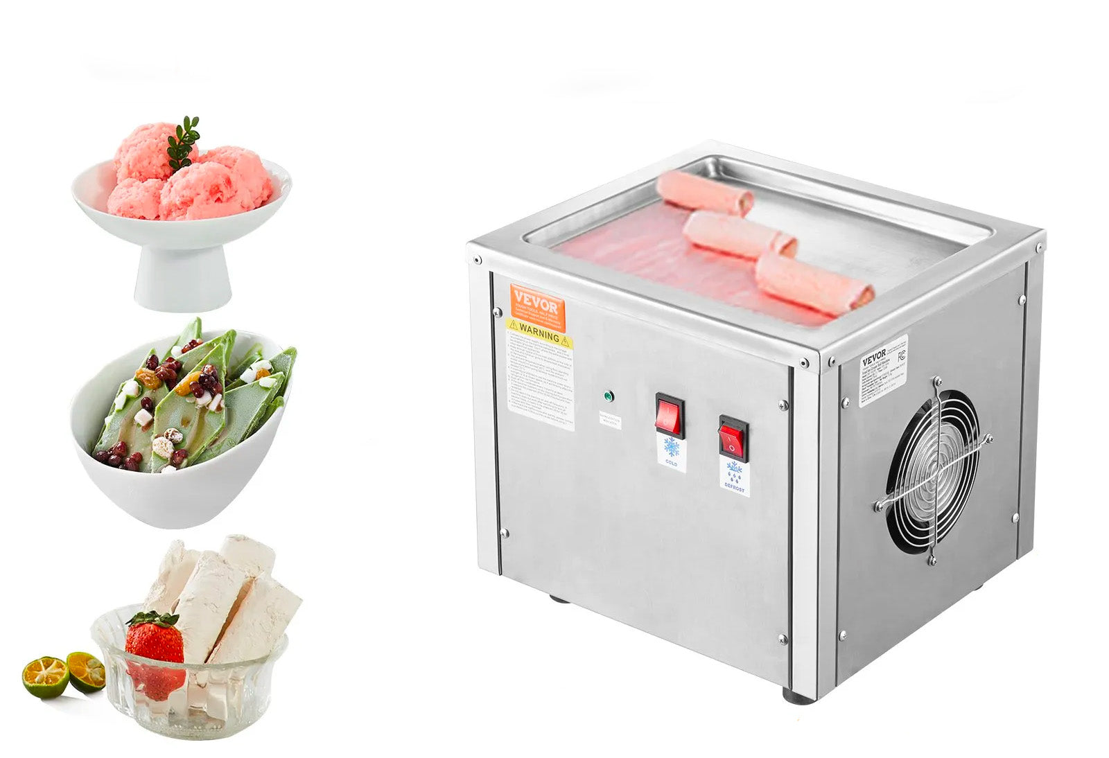 Plancha à glace roulée